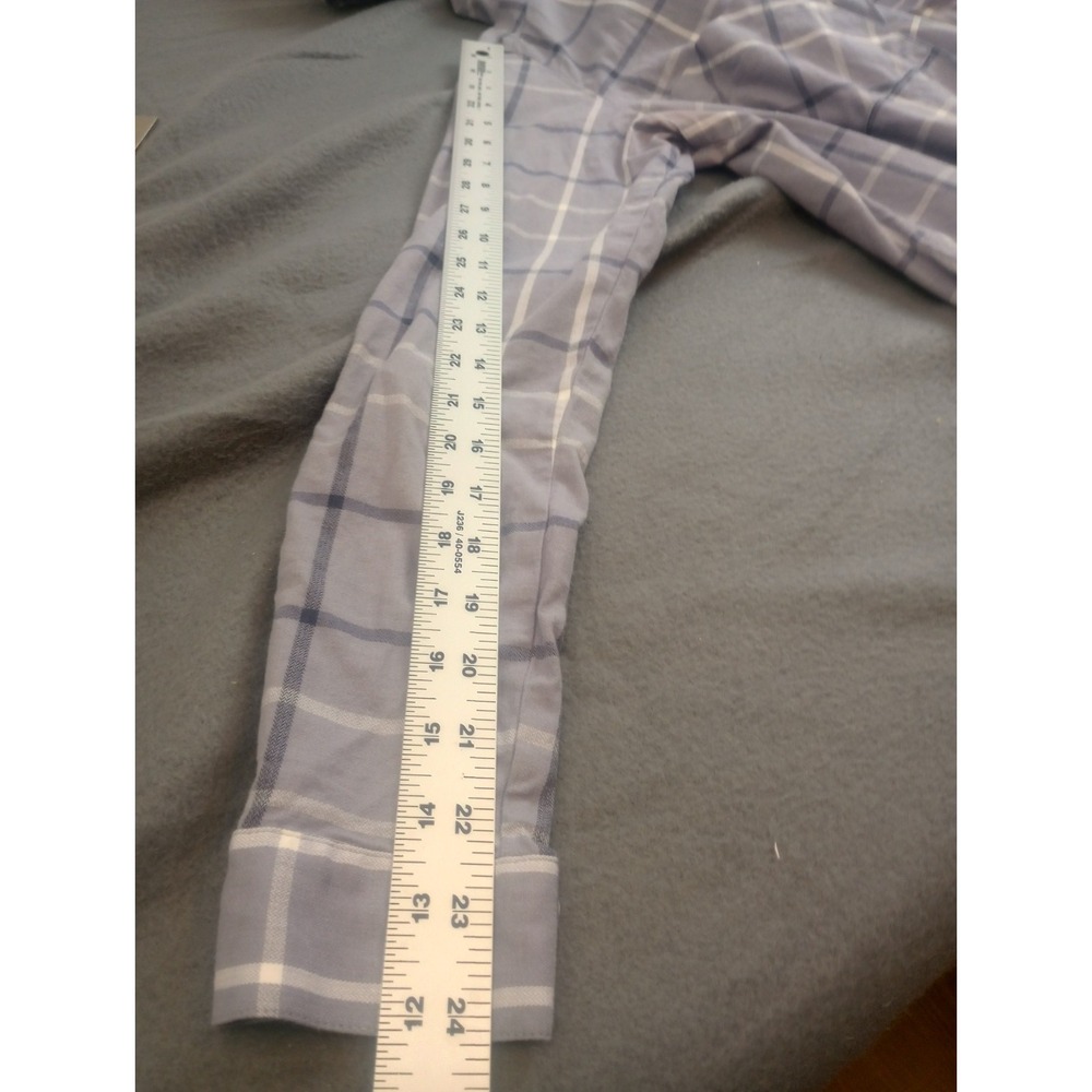 Columbia Jacket, Plaid Cotton Button Up Shirt Hoodie Women's M Purple Shacket - Picture 6 of 10